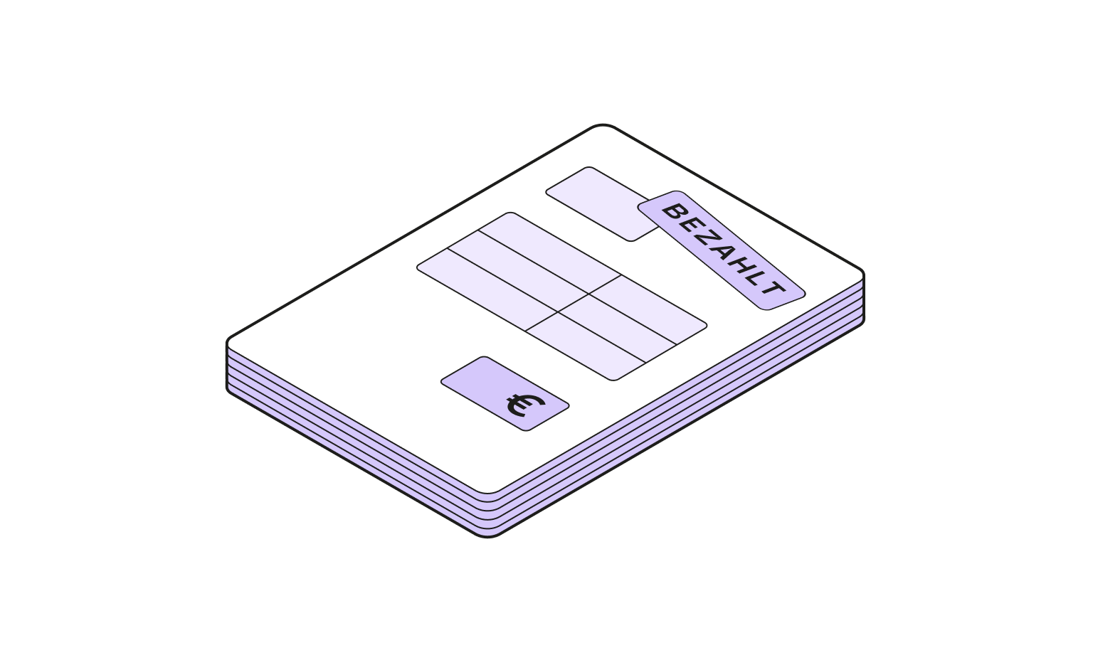 Purple Cards Rechnungen bezahlt