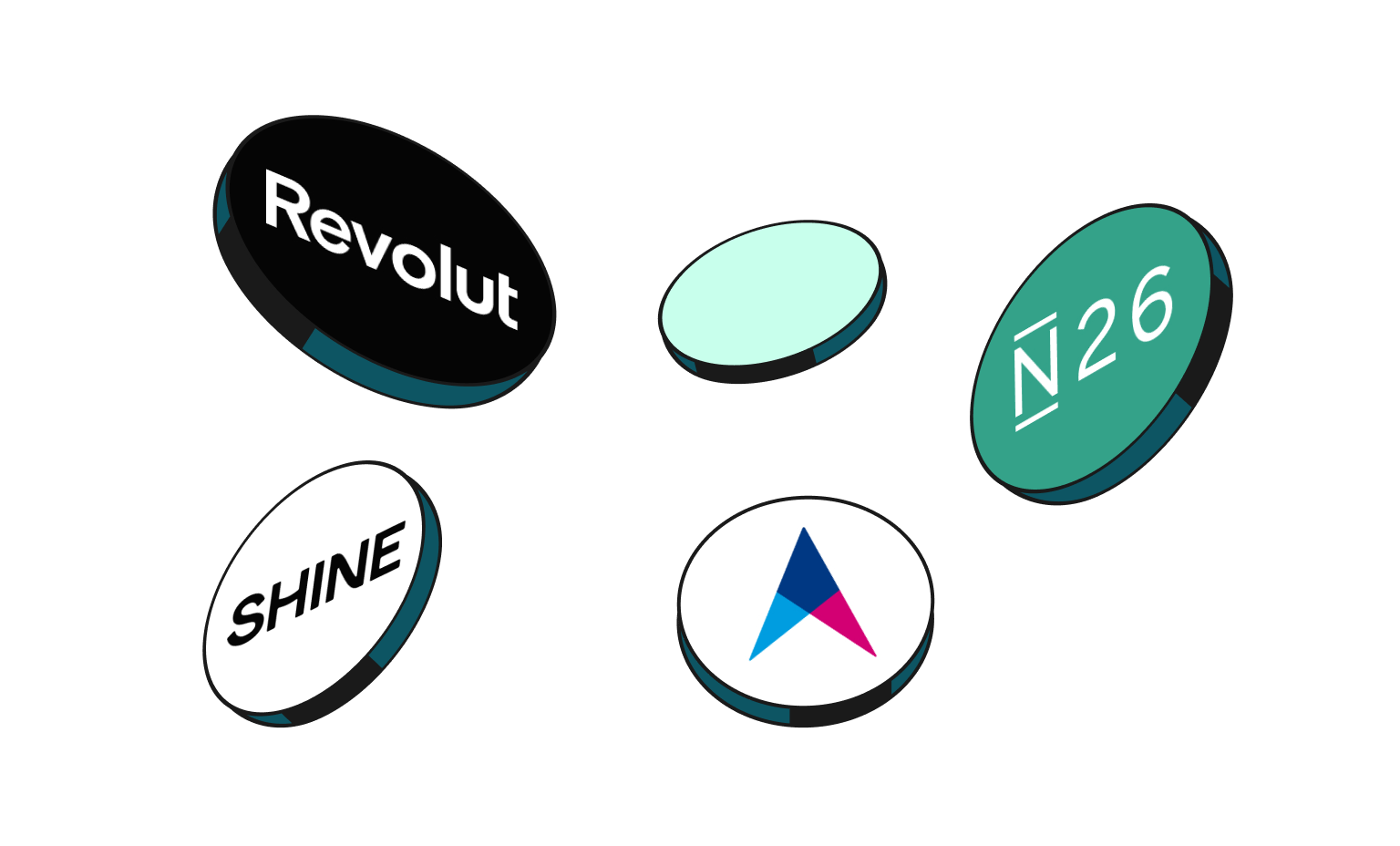 WEB Diverses cartes Mint Bento Headline Revolut Shine N26 BursoBank