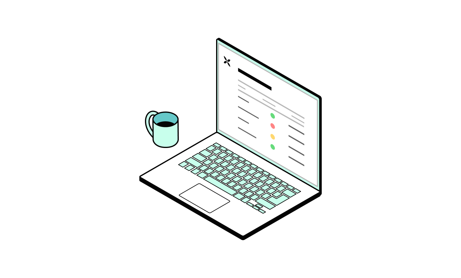 Desktop di gestione della fatturazione delle carte nuove