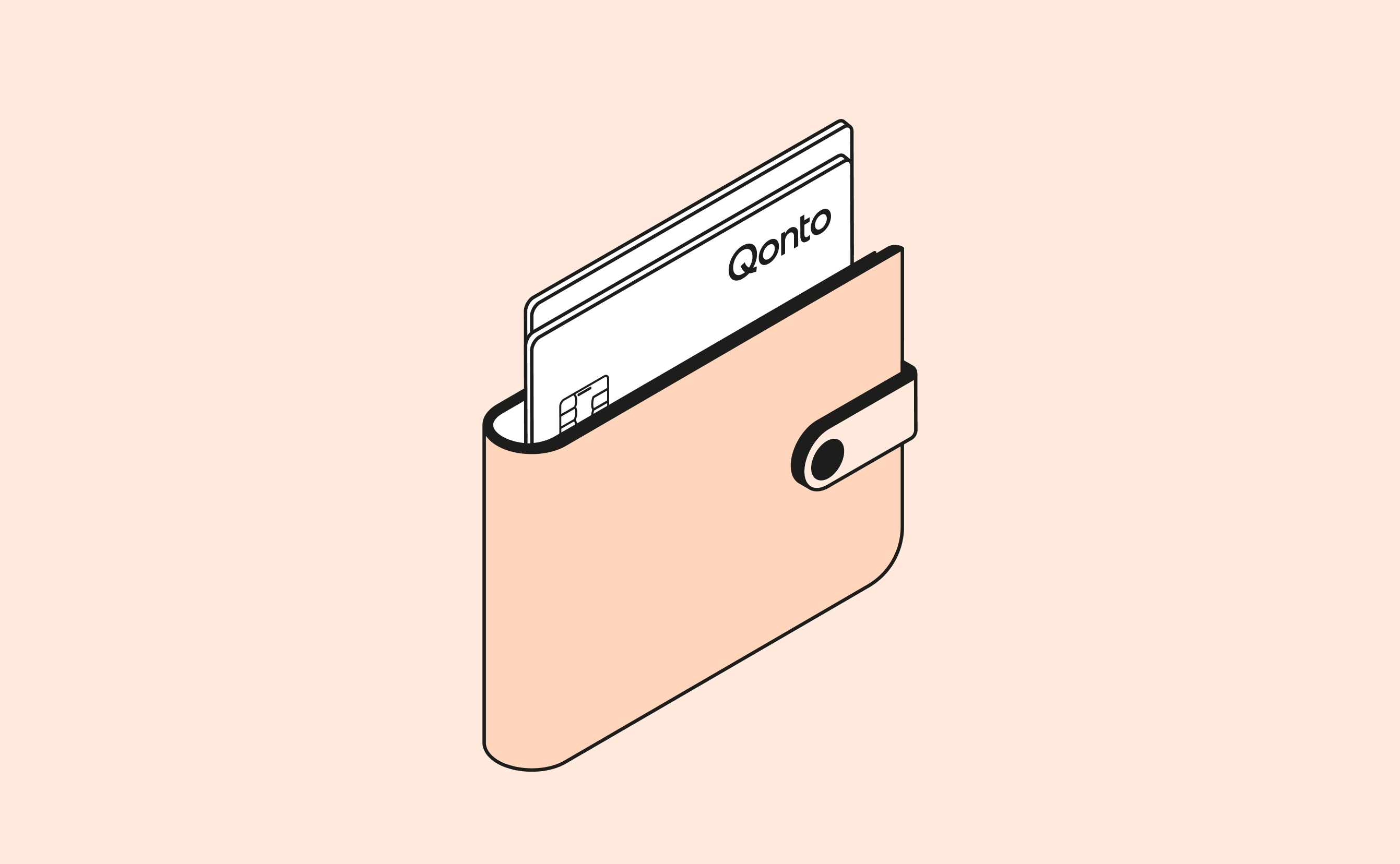 Post Cover  Peach Card Wallet